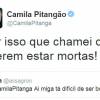 Camila Pitanga costuma usar a expressão 'sofrianes', de sofridas, para se referir aos seus seguidores
