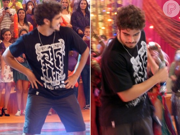 Caio Castro faz a coreografia de 'Show das Poderosas' no 'Esquenta!'
