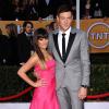 Cory Monteith namorava Lea Michele, companheira dele em 'Glee'