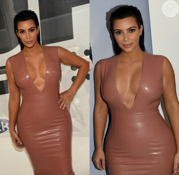 Um dos looks mais comentados foi o vestido pink latex da estilista Atsuko Kudo que Kim Kardashian usou no evento Hype Energy Drinks U.S. Launch, no Estados Unidos, em Fevereiro deste anos. Pouco tempo após anunciar sua gravidez