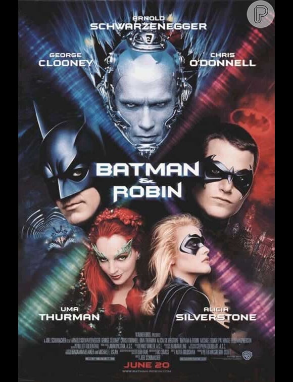 Em 1997, o aniversariante interpretou o vilão Mr. Freeze, no longa 'Batman e Robin'