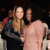 Mariah Carey posa ao lado da apresentadora Oprah Winfrey, que também faz parte do elenco do filme 'The Butler'