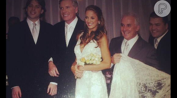 Roberto Justus e Ticiane Pinheiro se casaram em maio de 2006