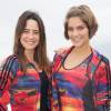Isabella Santoni e Fernanda Vasconcellos malharam juntas na tarde desta quarta-feira, 4 de novembro de 2015, na praia de Ipanema, no Rio de Janeiro