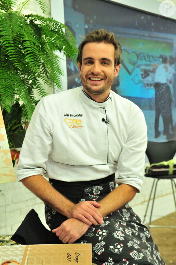 Max Fercondini foi o vencedor do quarta edição do quadro 'Super Chef Celebridades 2012', apresentado no mais você. O ator de 'Flor do Caribe' disputou a final ao lado da atriz Milena Toscano