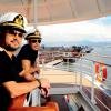 Zezé di Camargo e Luciano posam em novembro de 2012 para a revista 'Contigo!' no navio em que farão shows no cruzeiro 'É o Amor'