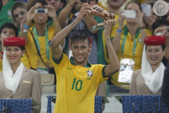 Neymar foi considerado um dos melhores jogadores da Copa Das Confereações, que aconteceu no Brasil