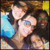 No Instagram, Camila Pitanga publica alguns momentos divertidos que passa com a filha e com a enteada Maria Luiza