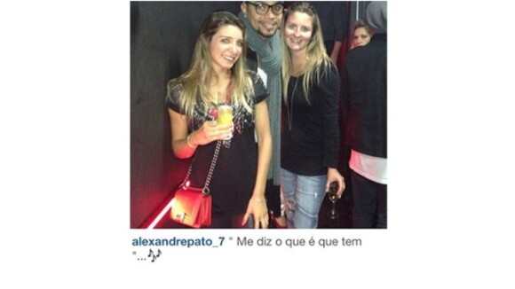 A paquera de Alexnadre Pato e Sophia começou no Instagram
