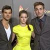 Robert Pattinson é a estrela da saga 'Crepúsculo' ao lado de Taylor Lautner e Kristen Stewart