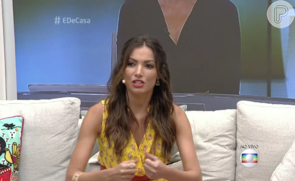 Magreza da jornalista Patricia Poeta chama a atenção no programa 'É de Casa!'