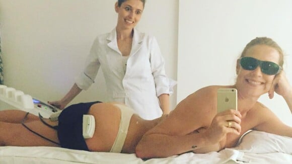 Luana Piovani mostra tratamento estético no bumbum antes de posar nua: 'Musa'