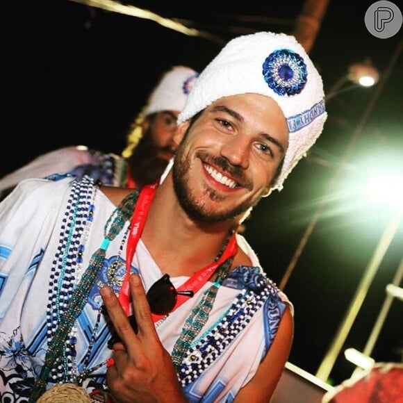 'Fui pular carnaval na Bahia pela primeira vez e me diverti horrores', contou o ator