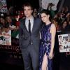 Kristen Stewart e Robert Pattinson na première de 'Amanhecer - parte 1' em 2011