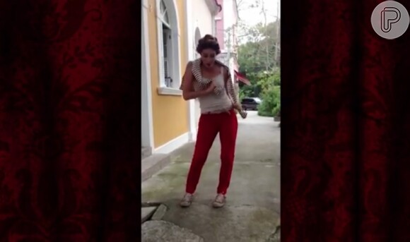 Luana Piovani comemora 'liberdade' das muletas em vídeo