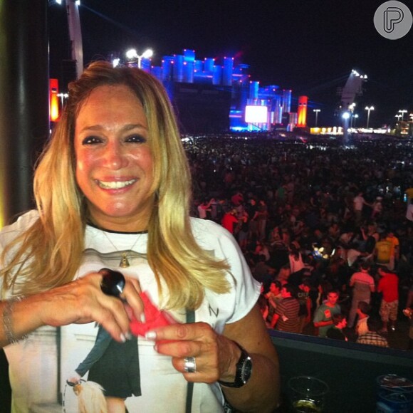 Susana Vieira esteve presente no último Rock in Rio