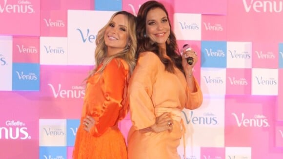Ivete Sangalo e Claudia Leitte exibem pernas bronzeadas em evento: 'Poderosas'