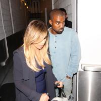 Kim Kardashian e Kanye West saem para jantar com a filha, North West