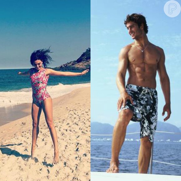 Isis Valverde está aprendendo a surfar com o namorado, André Resende