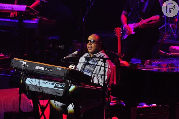 Stevie Wonder se apresenta no Rio de Janeiro