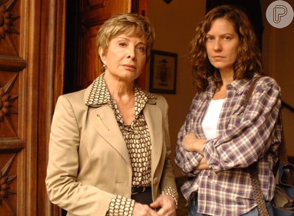 Glória Menezes atuou ao lado de Patricía Pillar na novela 'A Favorita', em 2008