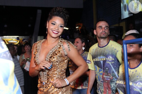 Juliana Alves está empolgada para desfilar pela Unidos da Tijuca, no Carnaval de 2014