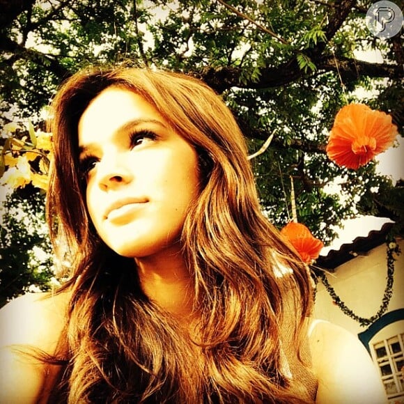 Bruna Marquezine está na cidade de Goiás gravando a próxima novela das nove da Tv Globo, 'Em Família'