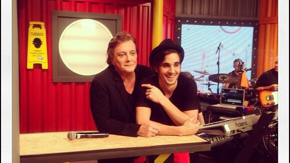 Fiuk recebe o pai, Fábio Jr, no 'Coletivation', seu programa na MTV