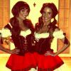 Lea Michele usou uma fantasia sexy de alemã para festa de Halloween