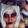 Sabrina Sato apareceu com uma maquiagem macabra em uma foto compartilhada no Instagram: 'Bom dia'