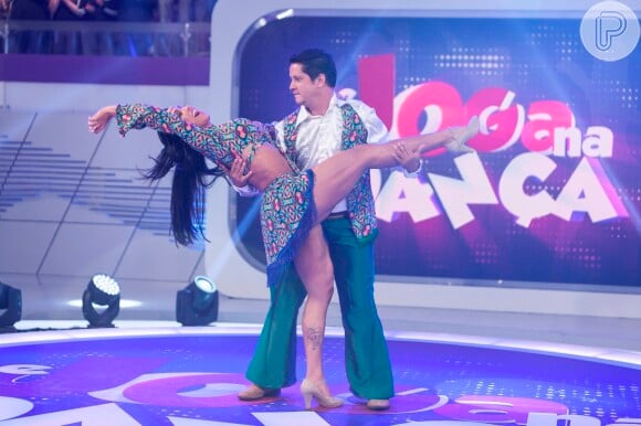 Gracyanne Barbosa é uma das competidoras do quadro 'Se Joga na Dança', do 'Melhor do Brasil'
