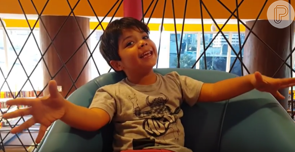 Yhudy Lima, de 5 anos, filho de Wesley Safadão com a sua primeira mulher, Mileide Mihaile, virou youtuber e tem feito sucesso na web