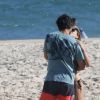 Isis Valverde e o namorado, André Resende, estão há cerca de cinco meses juntos e a praia é um dos programas favoritos do casal