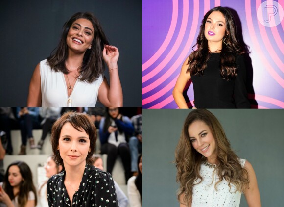 Juliana Paes, Isis Valverde, Paolla Oliveira e Débora Falabella formam o grupo de quatro protagonistas da novela 'À Flor da Pele'