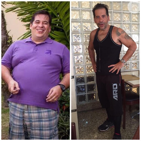 Leandro Hassum emagreceu mais de 60 Kg ao longo de um ano e meio, desde que passou por cirurgia de redução de estômago