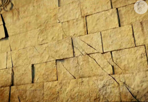 A queda da Muralha de Jericó marcou o primeiro capítulo da novela 'A Terra Prometida'