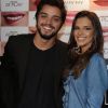 Mariana Rios e Rodrigo Simas participaram de um evento de beleza em São Paulo, na terça-feira, 5 de julho de 2016