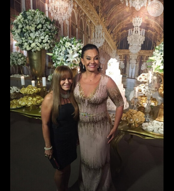 Solange Couto comemorou seus 60 anos com festa de debutante na noite desta quarta-feira, 6 de julho de 2016