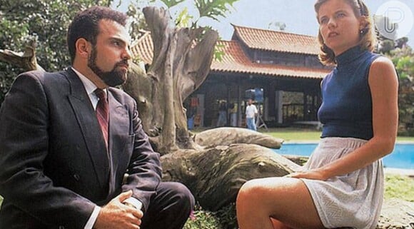 Guilherme Karan e Vera Zimermann em cena da novela 'Meu Bem Meu Mal' (1990)