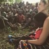 Giovanna Ewbank já publicou algumas fotos em trabalhos sociais na África