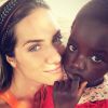 Giovanna Ewbank e Cecília se conheceram durante a primeira viagem da atriz ao Malauí