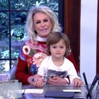 Ana Maria Braga volta a receber o neto Bento na TV: 'Meu apresentador favorito'