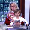 Ana Maria Braga pediu para o neto Bento, de 4 anos, fazer cara de sério quando citava a alta do feijão e do leite: 'Não está entendendo o que estou dizendo'