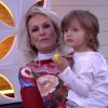 Ana Maria Braga recebeu mais uma vez o neto Bento, de 4 anos, no 'Mais Você', nesta sexta-feira, 8 de julho de 2016