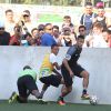 Neymar prestigiou a final do Neymar Jr's Five, maior campeonato de futebol amador do mundo, que contou com a participação de jovens de 47 países. Neste sábado, 9 de julho de 2016, o craque recebeu Wesley Safadão para uma animada partida