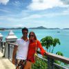 Marina Ruy Barbosa e Xandinho Negrão embarcaram para a Tailândia no último sábado, 2 de julho de 2016. A atriz tem postado diversas fotos dos passeios do casal 