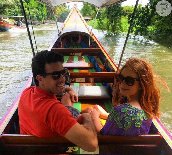 Marina Ruy Barbosa e Xandinho Negrão estão curtindo férias na Tailândia