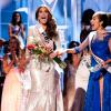 A venezuelana Gabriela Isler ficou surpresa ao ser anunciada como Miss Universo 2013