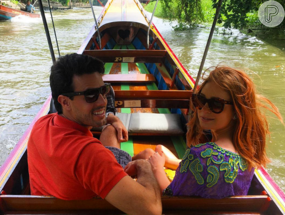 Marina Ruy Barbosa e Xandinho Negrão estão curtindo férias na Tailândia desde o dia 02 de julho de 2016
