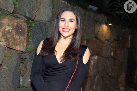 Lívian Aragão usou o vestido para ir a festa de Nego do Borel na última terça-feira (12)